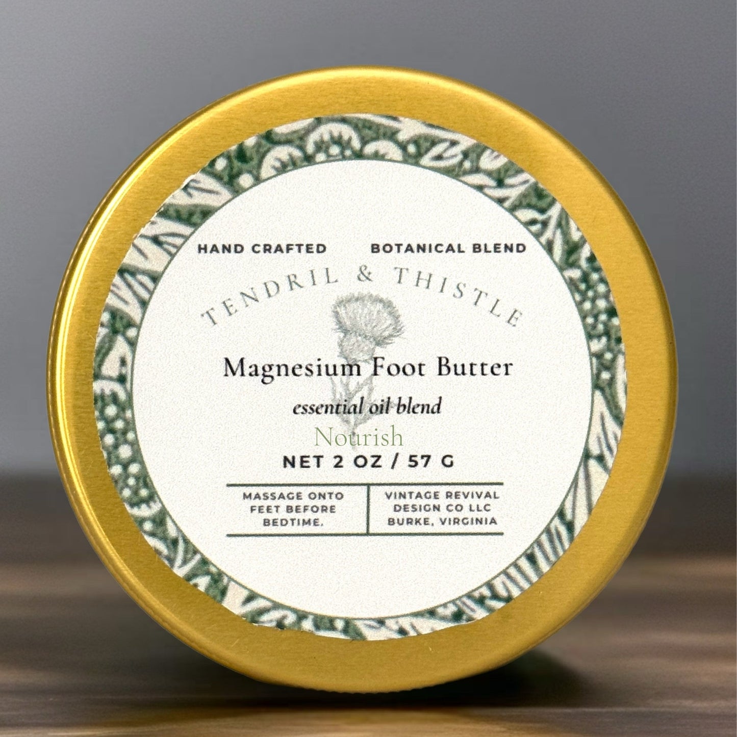 REST - Magnesium Foot Butter - Nourish - Tendril & Thistle