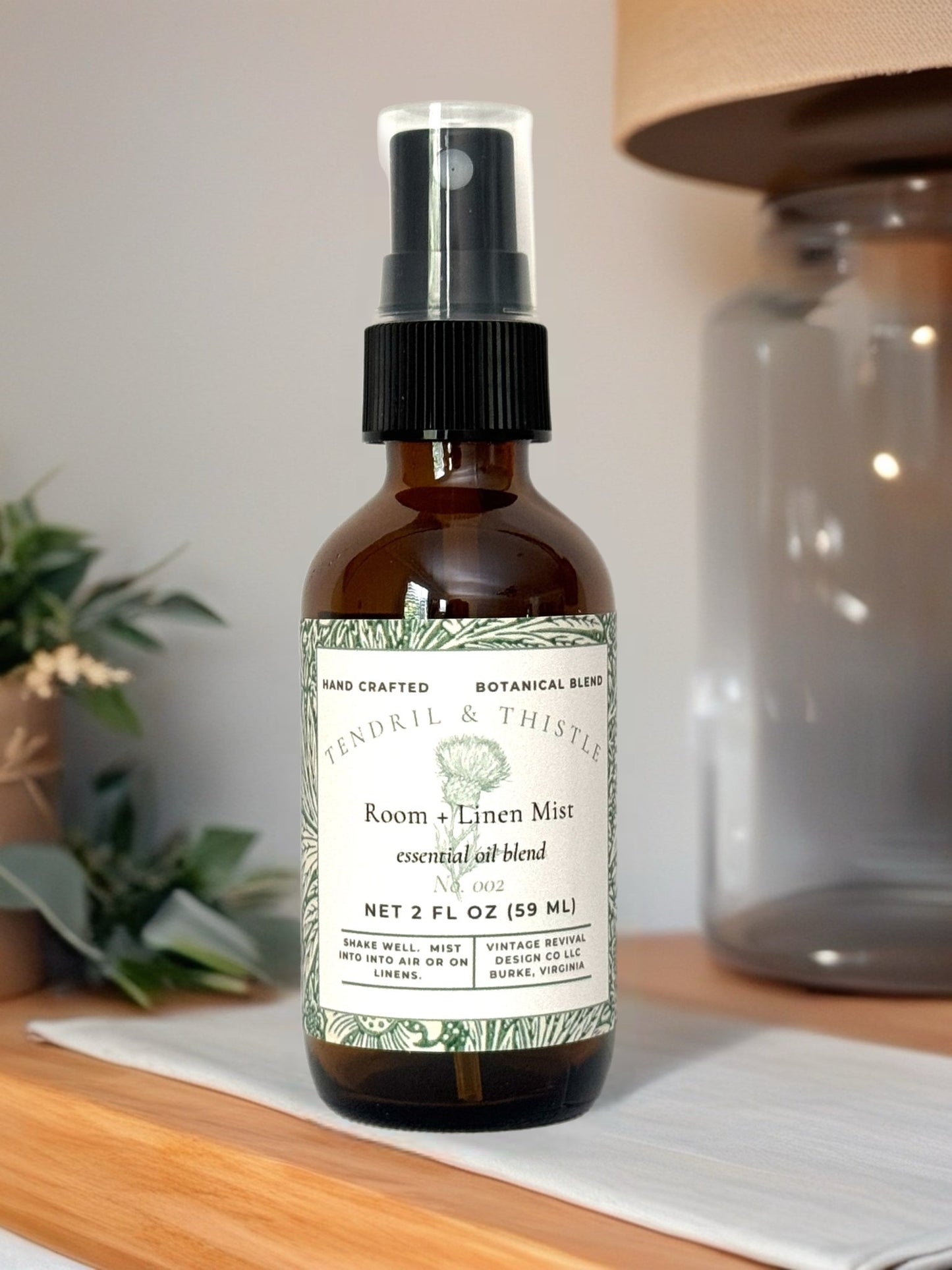 REST - Room and Linen Spray - Tendril & Thistle