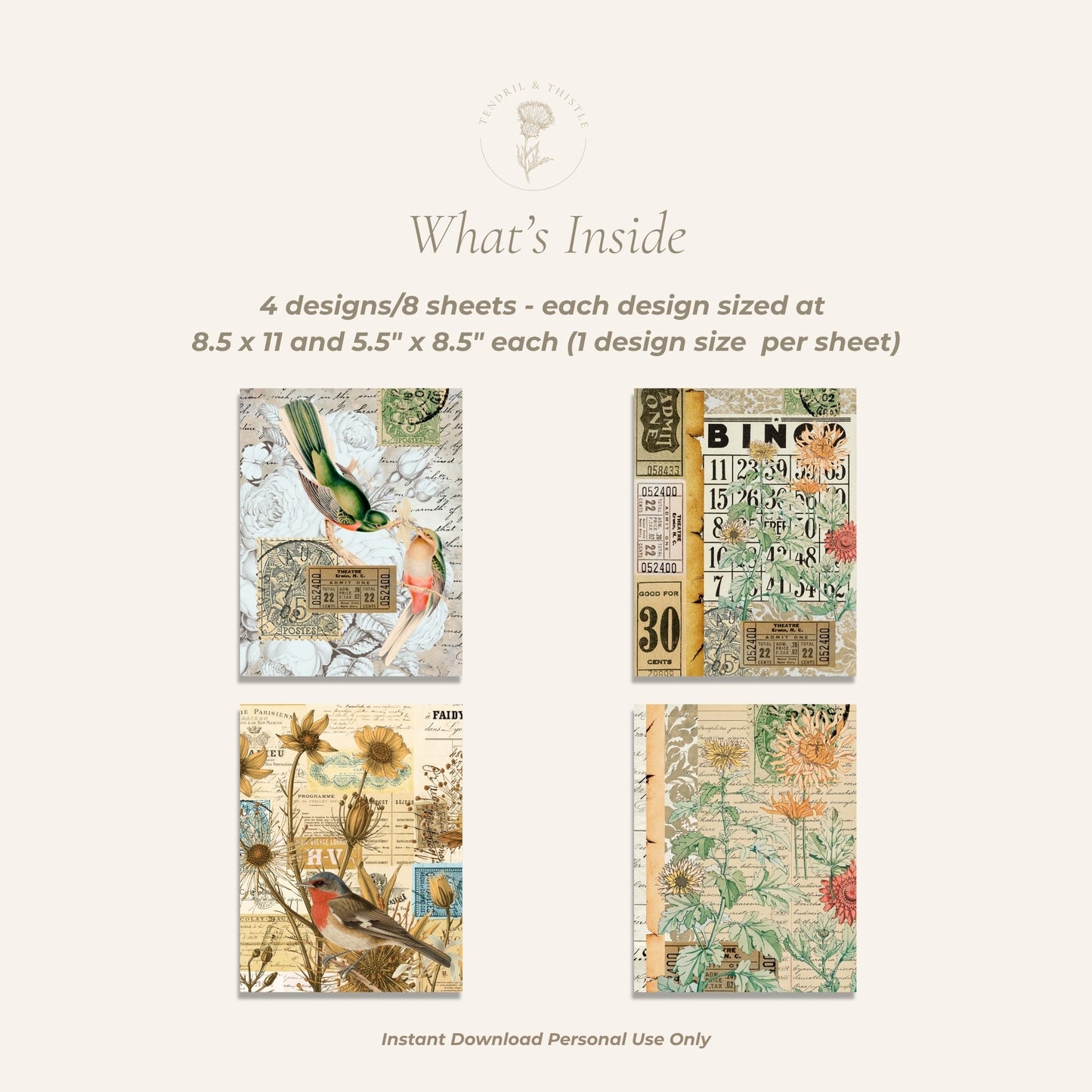 Studio Sparks - Ephemeral Garden - Tendril & Thistle