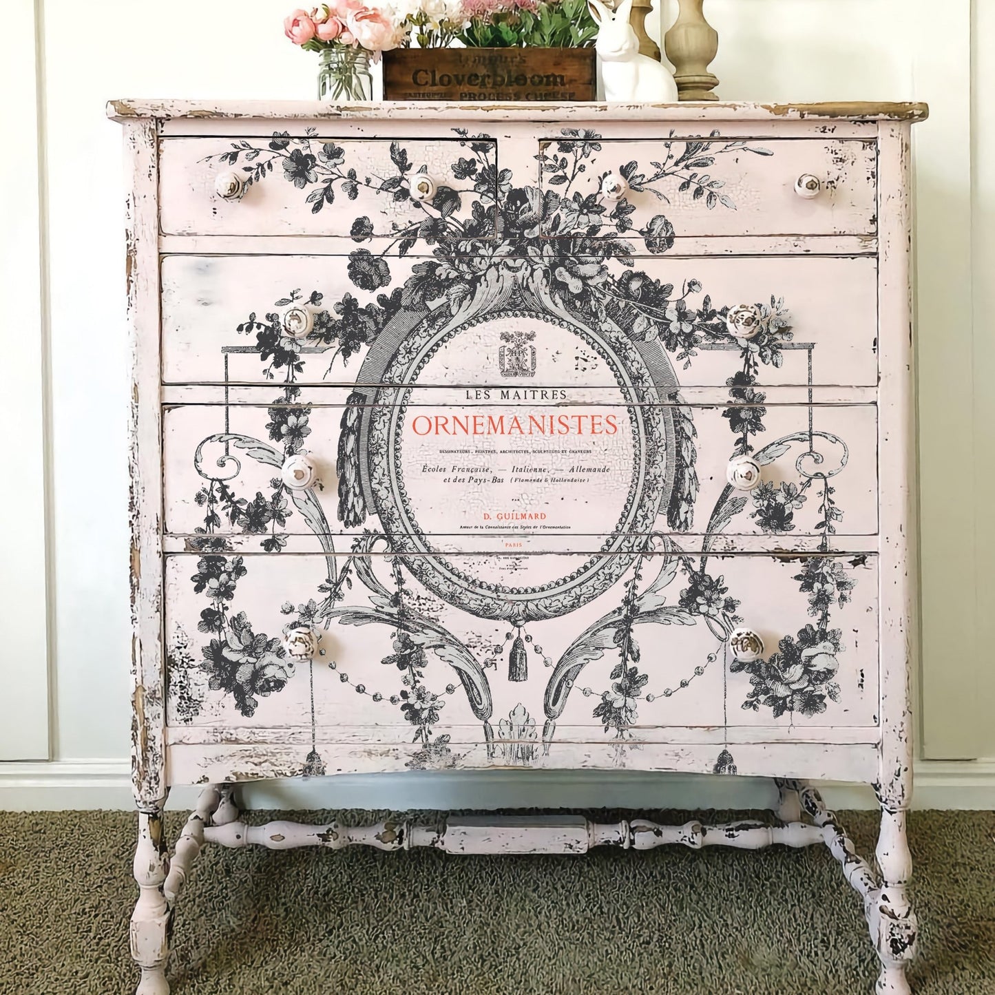Cosette IOD TRANSFER 12x16 PAD - Vintage Revival Design Co