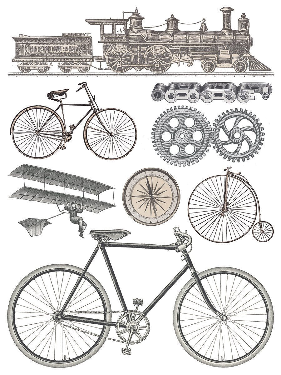 EXPLORATION IOD TRANSFER 12x16 PAD - Vintage Revival Design Co