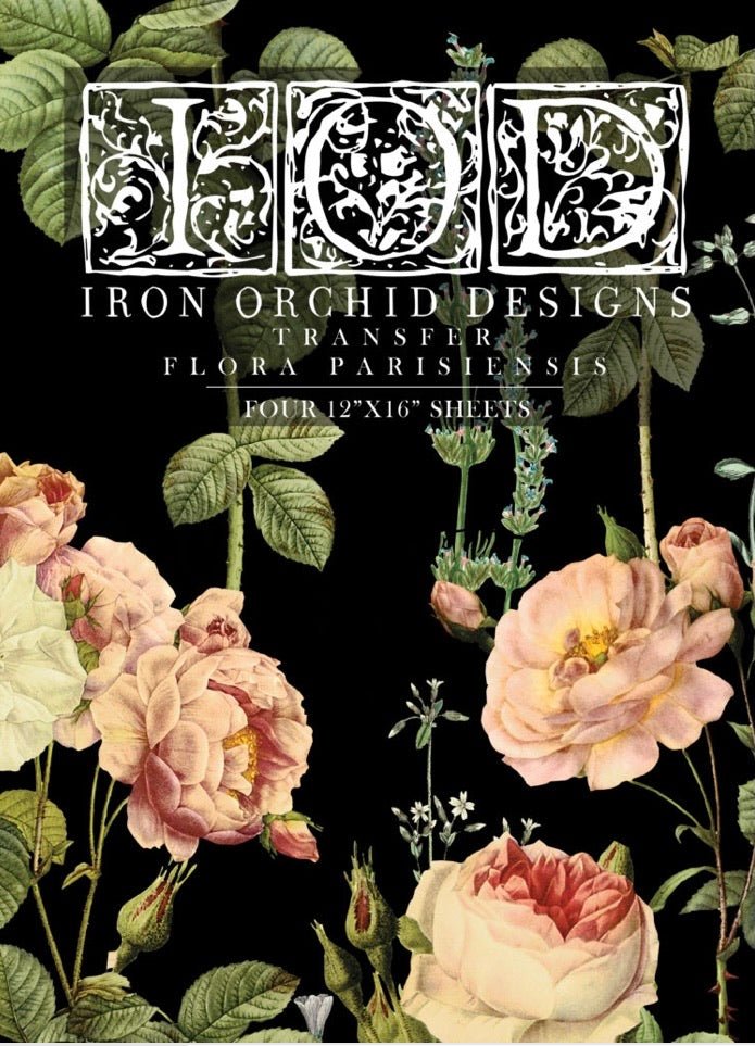 FLORA PARISIENSIS IOD TRANSFER 12×16 PAD™ - Vintage Revival Design Co