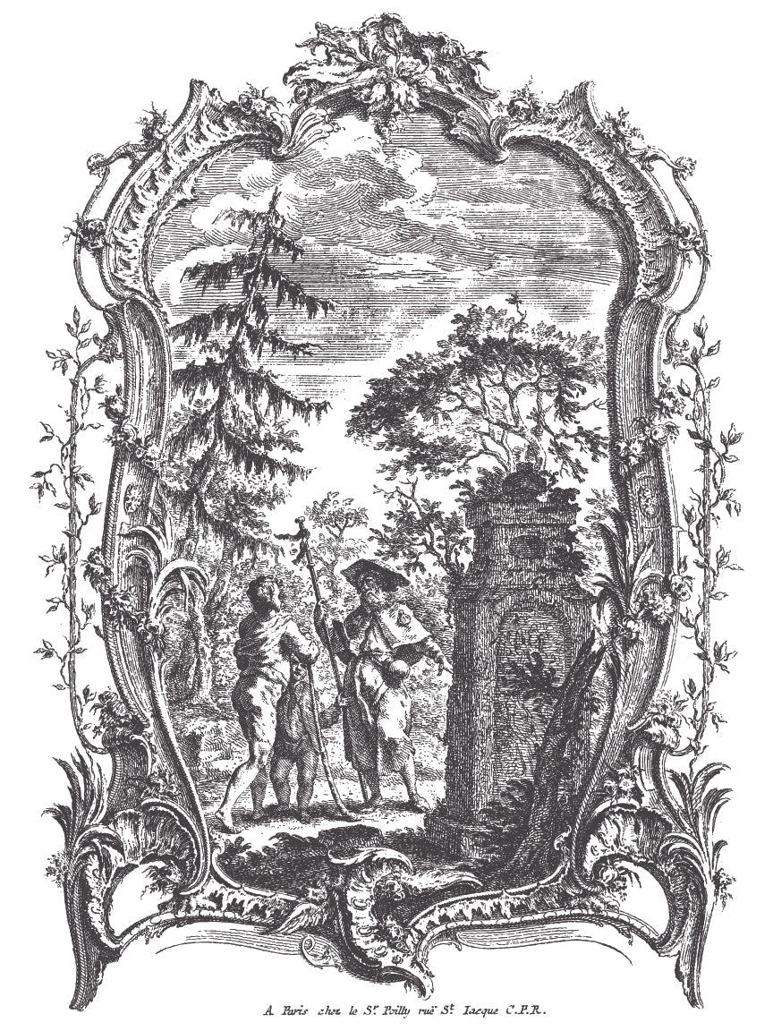 La Chasse IOD Paint Inlay - Vintage Revival Design Co