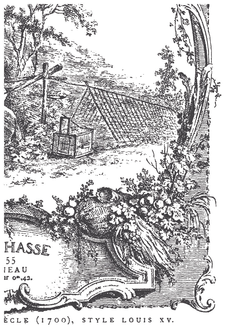 La Chasse IOD Paint Inlay - Vintage Revival Design Co