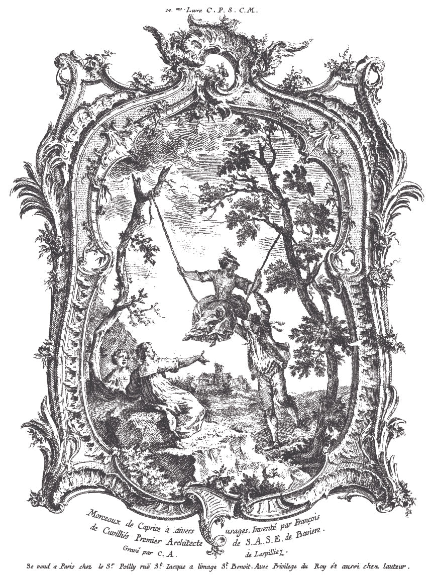 La Chasse IOD Paint Inlay - Vintage Revival Design Co