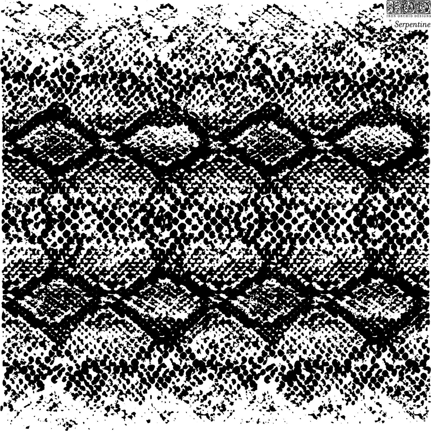Serpentine 12x12 Decor Stamp™ - Vintage Revival Design Co