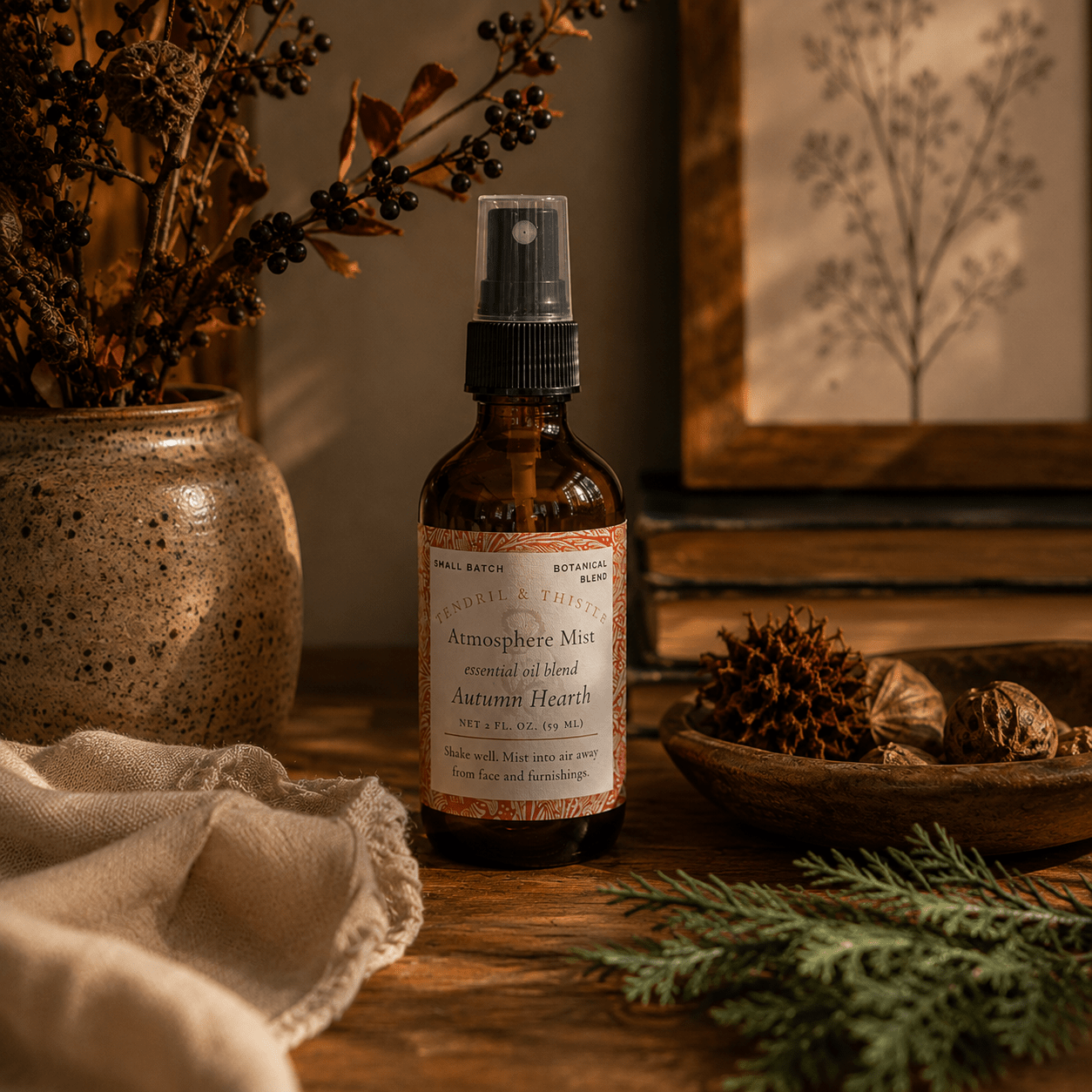 AUTUMN HEARTH | Atmosphere Mist - Tendril & Thistle