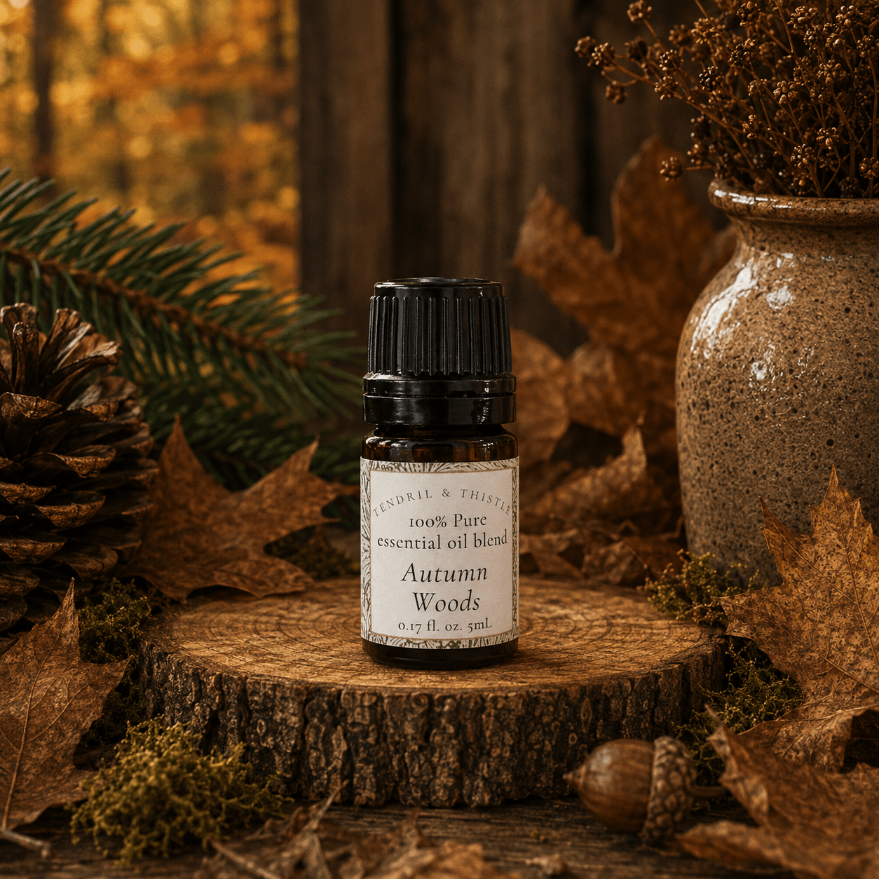 AUTUMN Woods | Pure Essential Oil Blend 5 mL - Tendril & Thistle
