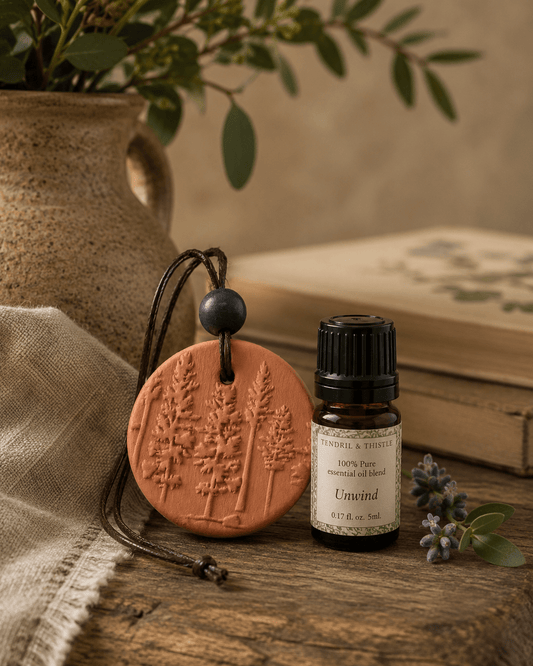 Botanical Clay Essential Oil Diffuser - Tendril & Thistle