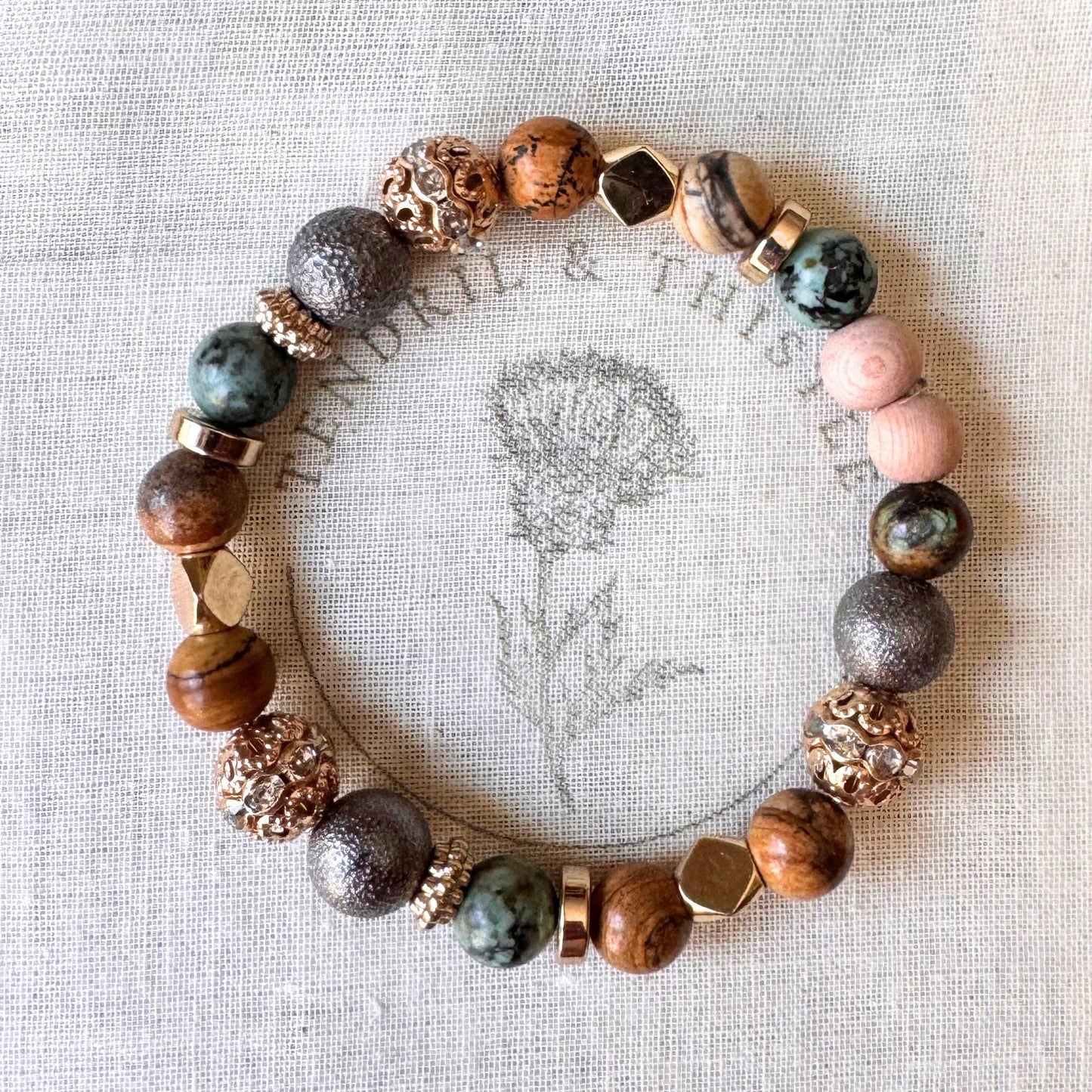 Fieldstone - Scentable Bracelet - Tendril & Thistle
