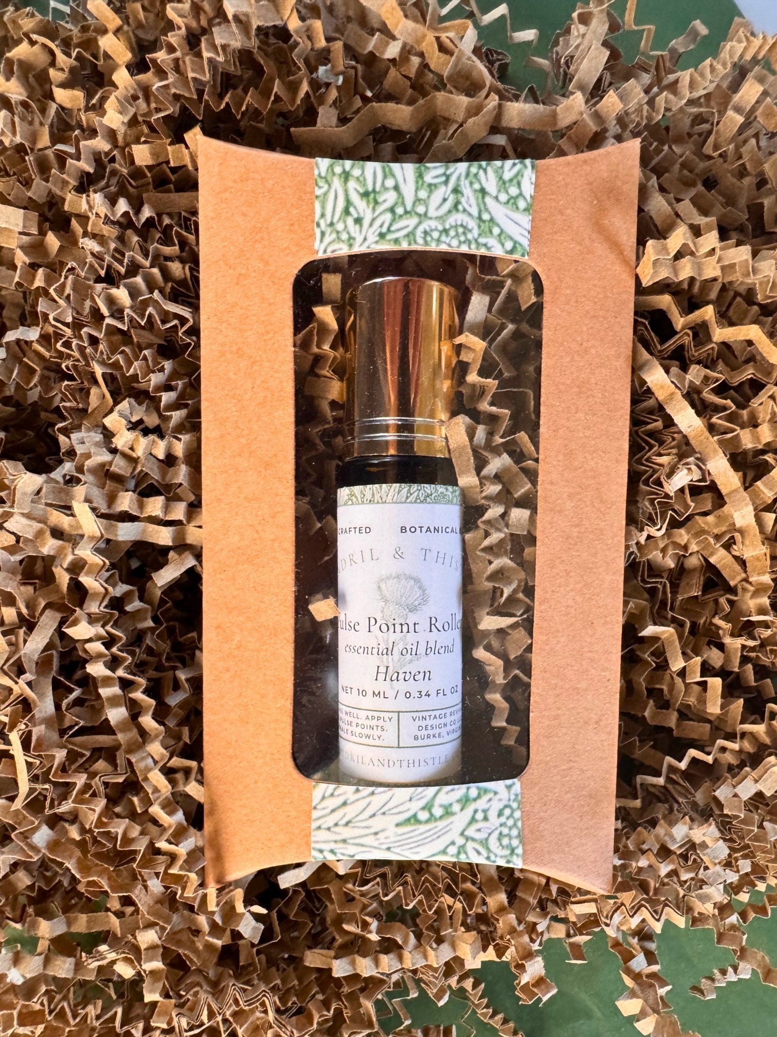 PAUSE - Essential Oil 10 ml Pulse Point Roller - Tendril & Thistle