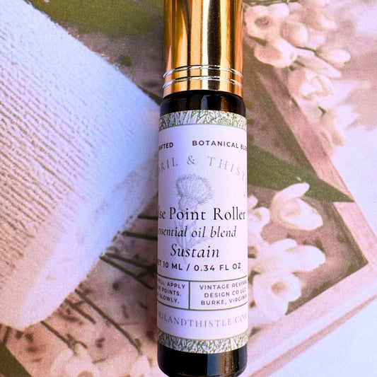 PAUSE - Essential Oil 10 ml Pulse Point Roller - Tendril & Thistle