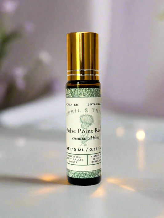 PAUSE - Essential Oil 10 ml Pulse Point Roller - Tendril & Thistle