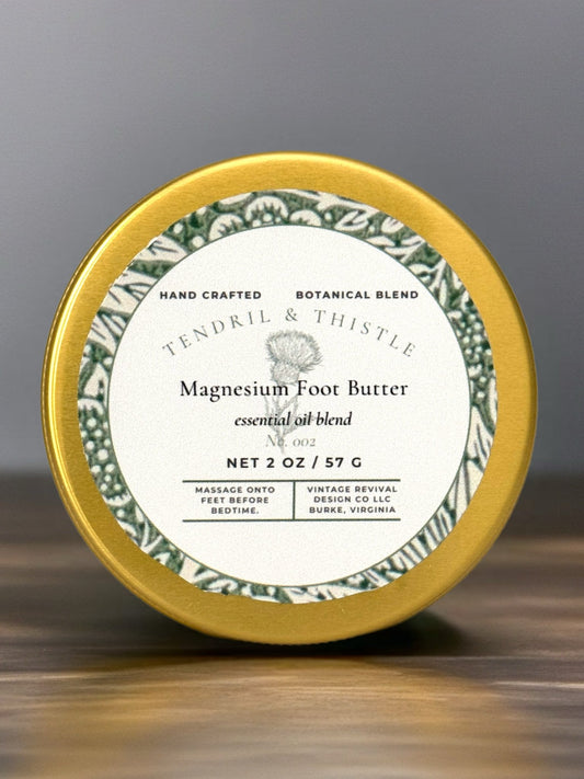 REST - Magnesium Foot Butter - Tendril & Thistle