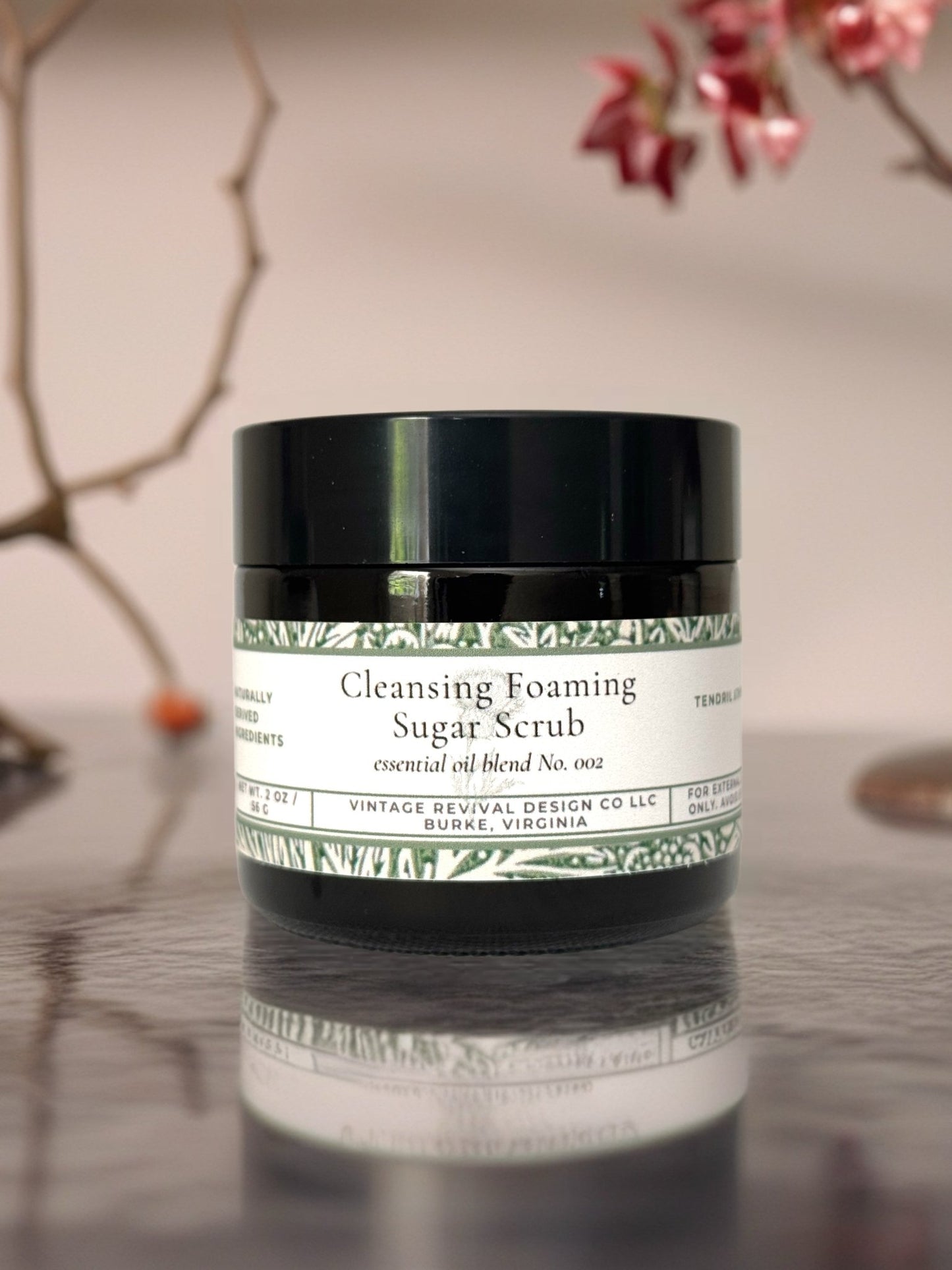 TEND - Foaming Cleansing Sugar Scrub - Tendril & Thistle