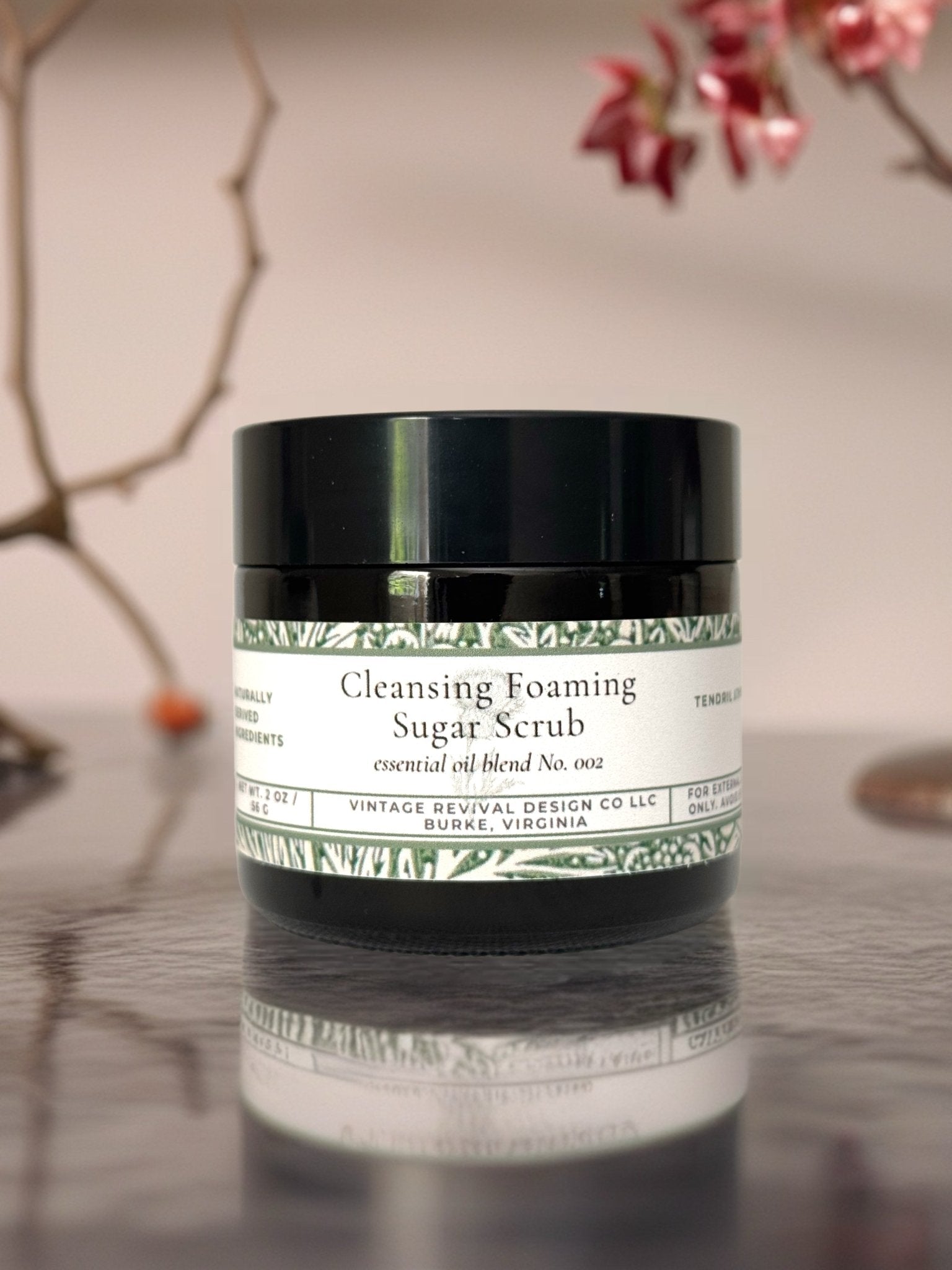 TEND - Foaming Cleansing Sugar Scrub - Tendril & Thistle
