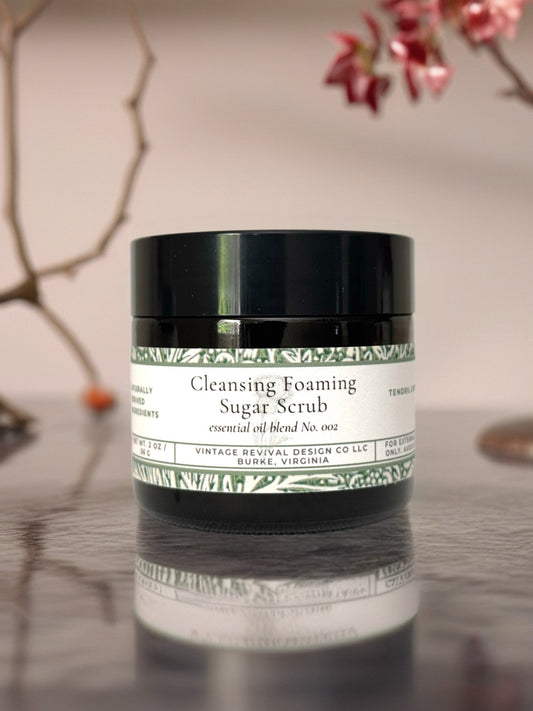 TEND - Foaming Cleansing Sugar Scrub - Tendril & Thistle