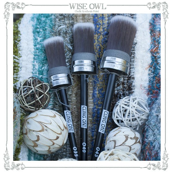 CLING ON PAINT BRUSH O35 - Vintage Revival Design Co