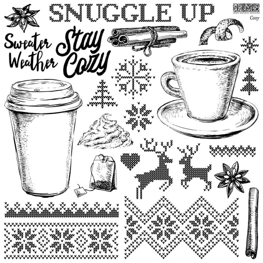 Cozy 12x12 Decor Stamp™ - Vintage Revival Design Co
