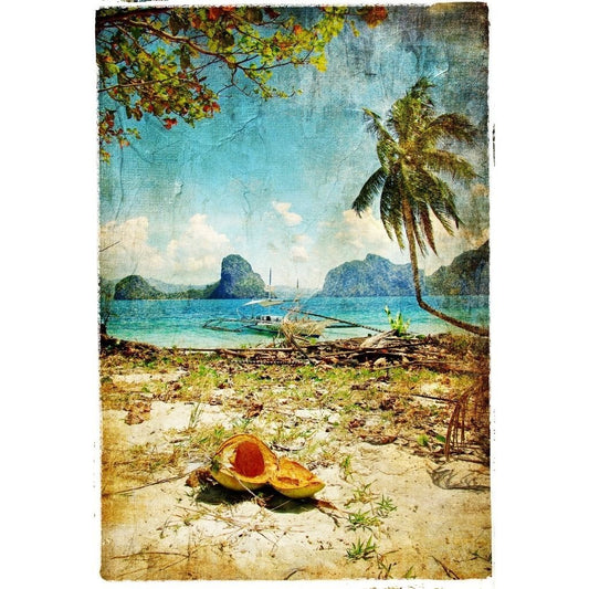 Mint by Michelle Decoupage Paper - Tropical Beach - Vintage Revival Design Co