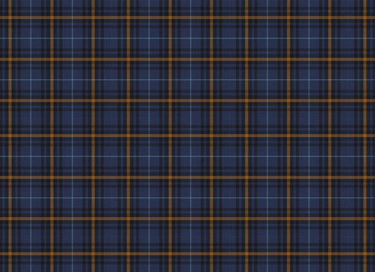 Roycycled Decoupage Paper - Blue Tartan - Vintage Revival Design Co