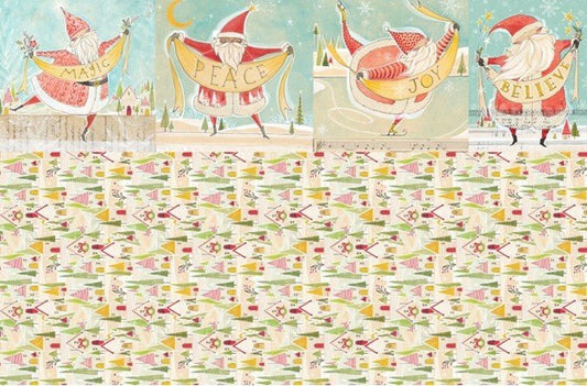 Roycycled Decoupage Paper - Christmas Trees - Vintage Revival Design Co