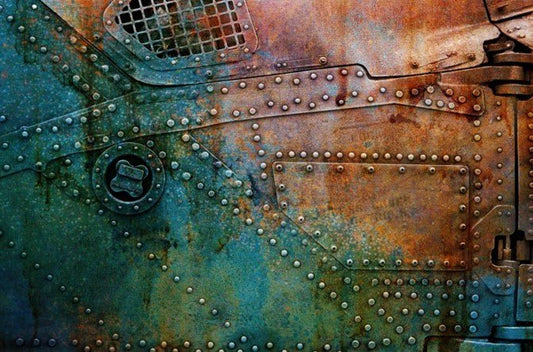 Roycycled Decoupage Paper - Rivets - Vintage Revival Design Co