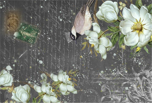 Roycycled Decoupage Paper - Summer Bird - Vintage Revival Design Co