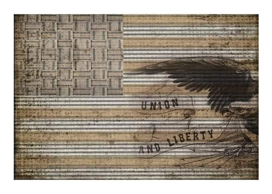 Roycycled Decoupage Paper - Union Liberty - Vintage Revival Design Co