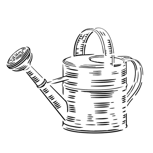 Roycycled Stencil - Watering Can - Vintage Revival Design Co