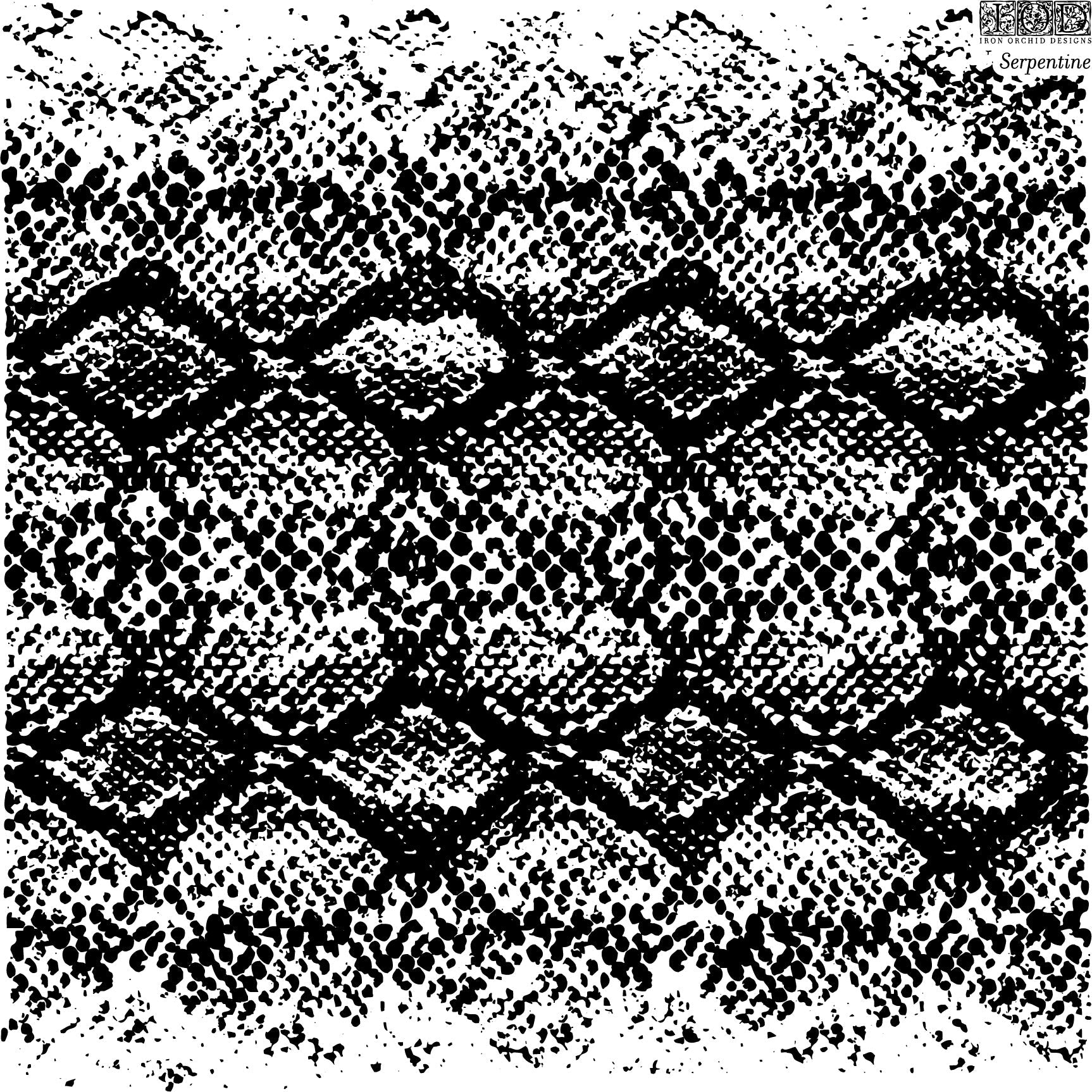 Serpentine 12x12 Decor Stamp™ - Vintage Revival Design Co