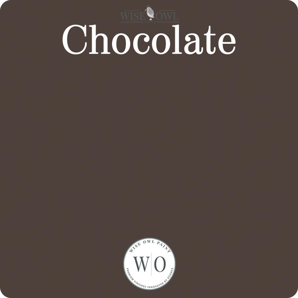 Wise Owl Chalk Synthesis Paint - Chocolate - Vintage Revival Design Co