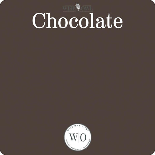 Wise Owl Chalk Synthesis Paint - Chocolate - Vintage Revival Design Co