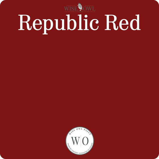 Wise Owl Chalk Synthesis Paint - Republic Red - Vintage Revival Design Co