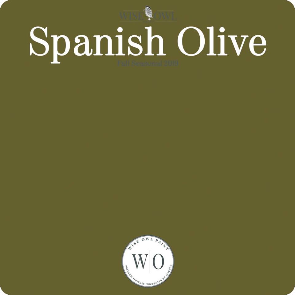 Wise Owl Chalk Synthesis Paint - Spanish Olive - Vintage Revival Design Co