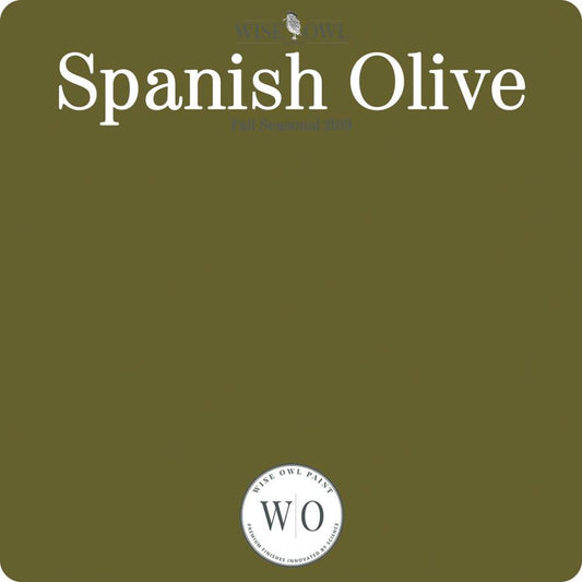 Wise Owl Chalk Synthesis Paint - Spanish Olive - Vintage Revival Design Co